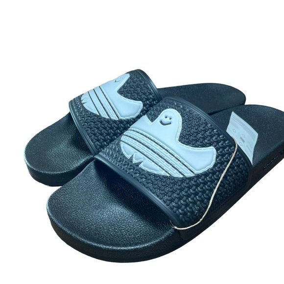 Adidas x Mark Gonzales Shmoofoil Slide Black FY6849 Men Size 8 - Picture 5 of 9